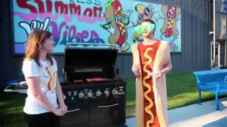 Ashley Bedore Designer of Frankfurter Folly Stops by Threadless HQ for some Hotdogs