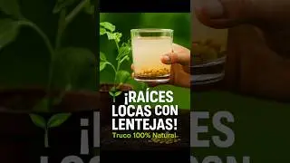 Lentejas para Plantas 🌱  El Enraizante Casero M&aacute;s Poderoso y Natural
