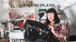 How I Plan A Sewing Project | Designing An Embroidered Folk Skirt