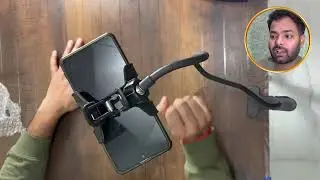 360&deg; Rotation Flexible Mobile Phone Holder Stand For Table clamped | unbox blade