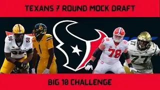 CAN THE BIG 12 & ACC MAKE THE TEXANS SUPER BOWL CONTENDERS?? TEXANS 7 ROUND MOCK DRAFT CHALLENGE