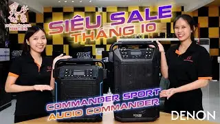 Khuyến M&atilde;i Sốc Loa Bluetooth Denon Audio Commander v&agrave; Commander Sport | Ho&agrave;ng Bảo Khoa