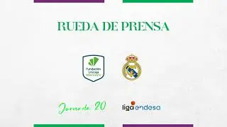 Rueda de Prensa Post Partido. Unicaja vs. Real Madrid.