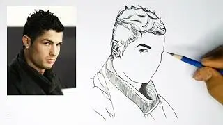 How to Draw Ronaldo | How to Draw Ronaldo Realistic | Ronaldo Drawing | #cr7 #drawing