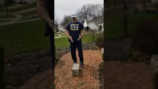 15 Alternating Push Ups w Cinder Block