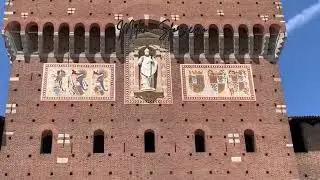 The Sforza Castle is a medieval fortification located in Milan, northern Italy