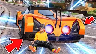 GTA V #28 ( الولد المشاغب ) سيارتي الصاروخية المنسوخة الجديدة