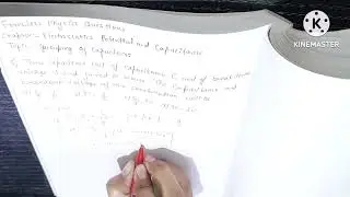 Errorless physics questions || grouping of capacitors || electrostatics potential and capacitance