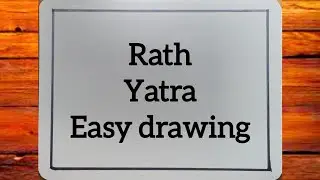 Rath Yatra Drawing with Oil Pastel | Lord Jagannath Drawing Step by Step #rathyatra #puri #jagannath