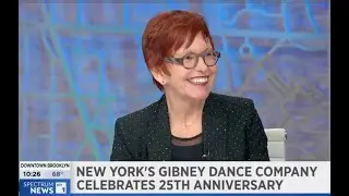Gina Gibney on NY1 Promoting Gibney Company at The Joyce Theater May 6-11, 2025