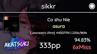 [10.17⭐] Relax | sikkr | Co shu Nie - asura [Jounzan's Ultra] +HDDTRX 94.83% 333pp 6❌
