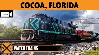 Cocoa, Florida, USA | Virtual Railfan  LIVE !