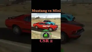 CSR 2 Racing, Mustang vs Mini #csr2 #racing #shorts #india #car #shorts #mustang #