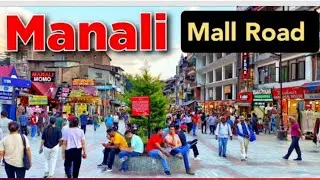 Manali Mall Road | Evening View of Manali Mall Road | Manali Shopping Market | Manali Tourist Places