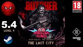 BUTCHER HARDCORE Walkthrough Last city level 5 (60fps)