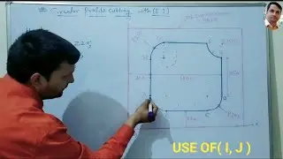 # CIRCULAR PROFILE CUTTING WITH ( I , J) BY VIJAY SIR 8750725636