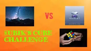 me vs my friend Nexist in Rubik's cube solving 🤣🤣😂😂