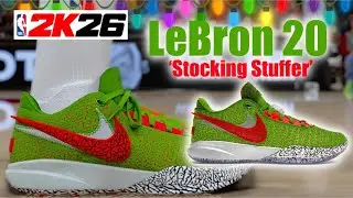 NBA 2K26 Shoe Creator - How to make LeBron 20 'Stocking Stuffer'