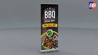 1 Roll Up Banner Stands Installation Overview