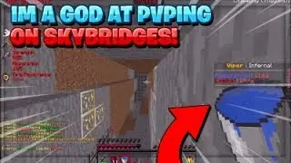 IM A GOD AT PVPING ON SKYBRIDGES?! + I TAKE A 2V1?! | Minecraft HCF