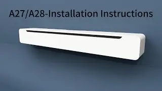 How to install the this high gloss floating tv stand?