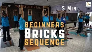 Dynamic Standing Bricks Sequence | Build Balance, Focus & Strength with Yoga Props @yogatute