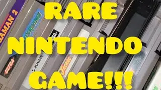 Live Video Game Hunting: Rare Nintendo game + Gamestop Clearance Sale!