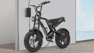 Электровелосипед Hidoes B6 Mini с двигателем 500 Вт, литиевой батареей 48 В 10,4 Ач и широкими ши...