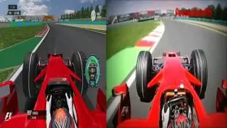 Ferrari F2008 around France GP   rFactor vs real life