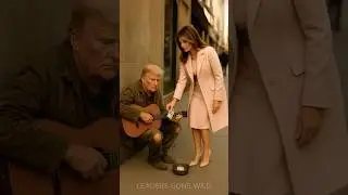 Trump Busking?! 🎸 Macron & Melania&rsquo;s SHOCKING Street Moment 😱😂