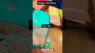 Pothys, oppanakara street,CBE...Buy 1 Get 1 silk sarees, combo offer.. budget sarees