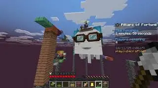 riding happy ghast w/ randoms on pillars of fortune
