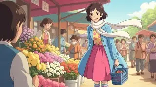 A Cozy Winter Day in a Japanese Village ❄️ Magical Studio Ghibli Story