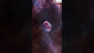 Guy pointed his telescope towards a giant shockwave #space #spacephotography #shorts #science #viral