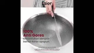ESIER Honeycomb Wok 32cm - Product Details #HealthierWithEsier