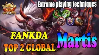 Extreme playing techniques [Top 2 global martis ] FanKda - mobile legends