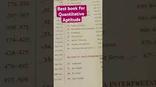 Best Book for Aptitude | Dr RS Aggarwal #aptitude #rsaggarwal #bankpo #ibps #railway #police #ssc