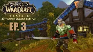 WoW Classic ERA Leveling for Relaxing / Sleep / Study - Human Warrior Pt 3 - Gameplay Walkthrough