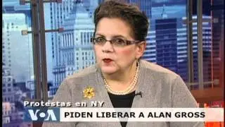 Piden liberaci&oacute;n de Alan Gross en Nueva York