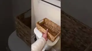 Stocking/organizing guest bath shelves pt 2! #shorts