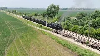 Traction meets Steam meets Zephyr.  A Triple meet at Illinois Railroad Museum