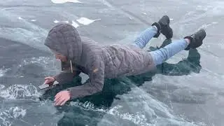 Закатались на льду в Листвянке