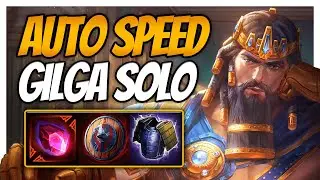 AUTO ATTACK SPEED GILGAMESH SOLO GAMEPLAY! - Smite Gilgamesh solo