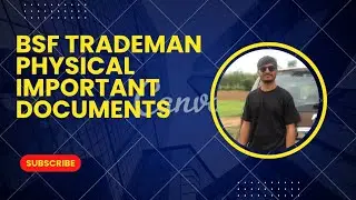 BSF tradesman important documents 📄#bsf
