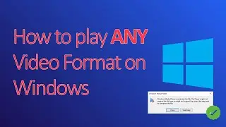 Как воспроизводить ЛЮБОЙ видеоформат в Windows (быстрое исправление ошибок воспроизведения)