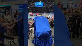 Premier Rides train reveal for Alpen Fury #iaapa #iaapa2024 #rollercoaster #themepark #premierrides