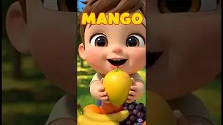 Fruits Name for Kids 🍓 | Cute Learning Video #animalnurseryrhymes #babytoons #kidseducatio
