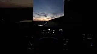 Sunset Drive in France | MG HS 2025 POV  #POVdrive #SunsetDrive #MGHS2025 #DrivingInFrance #French