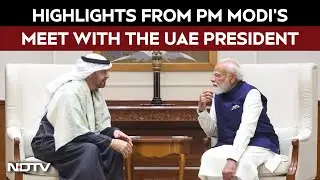 PM Modi News | PM Modi Meets UAE President Mohamed bin Zayed Al-Nahyan At 7 Lok Kalyan Marg