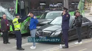 Tmerr në Tiranë/ Urbani merr përpara shumë makina, disa të plagosur - Vizion Plus